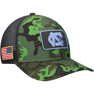 Mitchell & Ness Navy North Carolina Tar Heels Team Pinstripe Snapback Hat