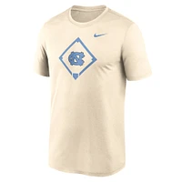 Men's Nike Cream North Carolina Tar Heels Legend Baseball Icon Performance T-Shirt