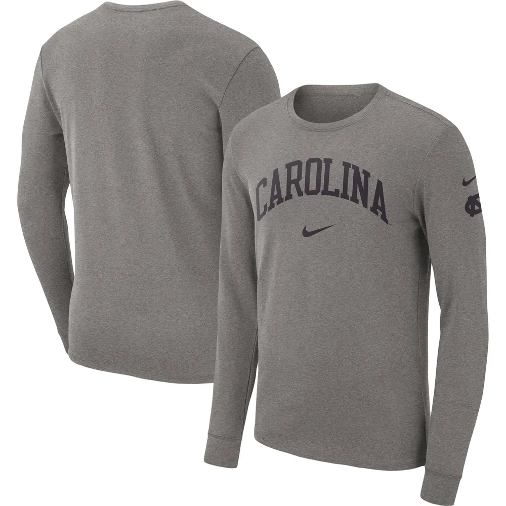 Men's Nike Carolina Blue North Carolina Tar Heels Arch 2-Hit Long Sleeve T- Shirt