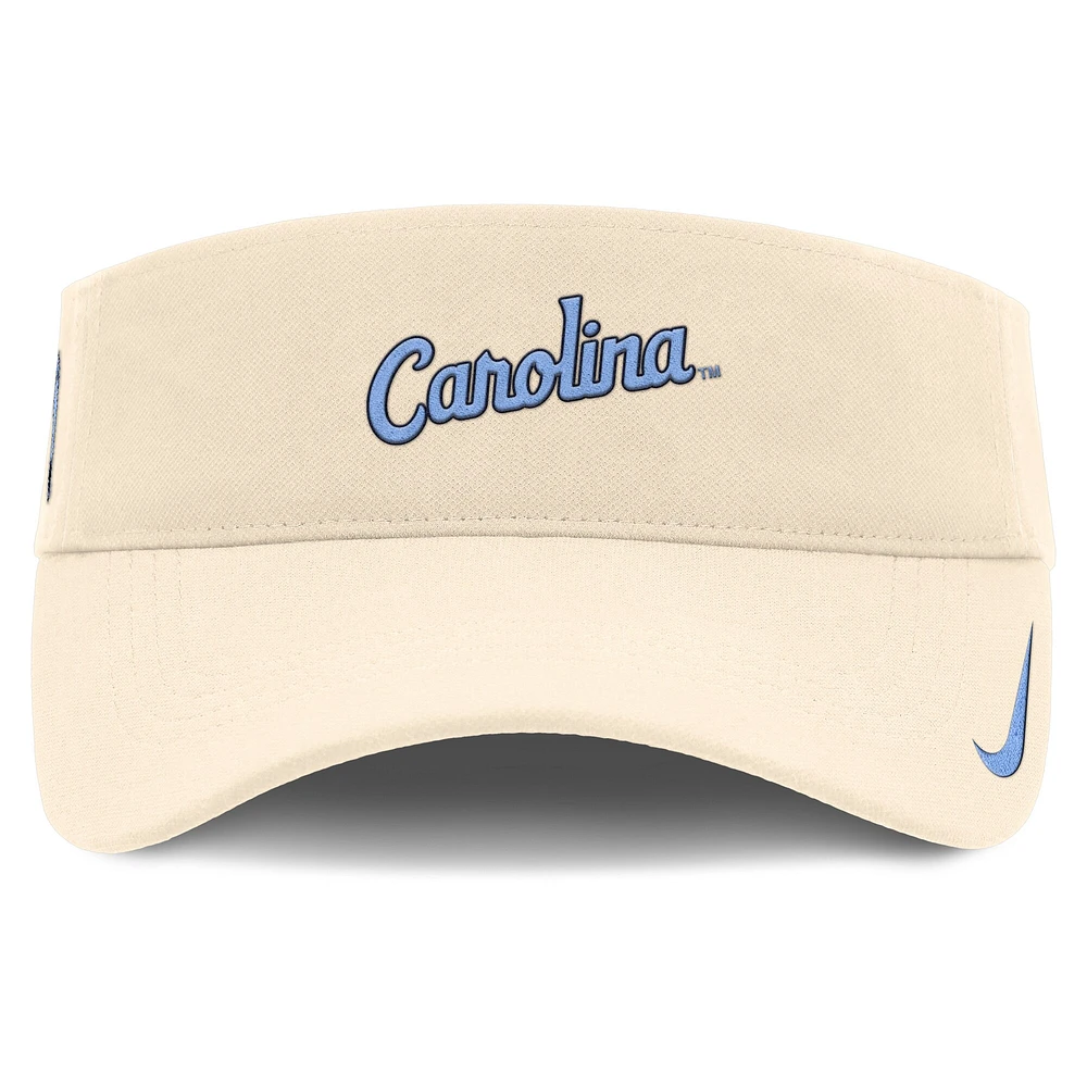 Visière ajustable Nike Natural North Carolina Tar Heels Primetime Ace pour homme