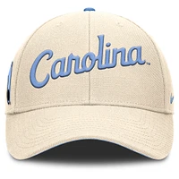 Men's Nike Natural North Carolina Tar Heels Primetime Rise Adjustable Hat