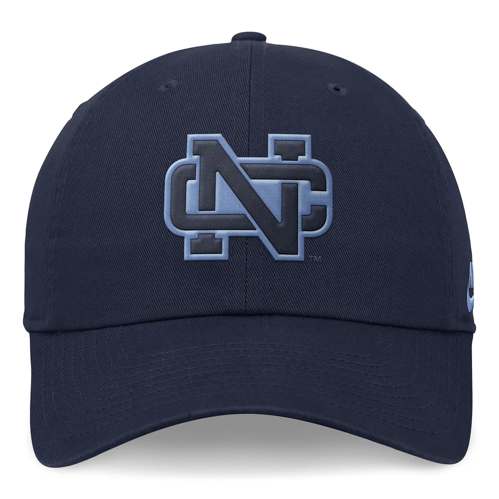 Men's Nike Navy North Carolina Tar Heels Legacy Club Performance Adjustable Hat