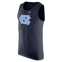 Débardeur Nike bleu marine pour homme des Tar Heels de Caroline du Nord