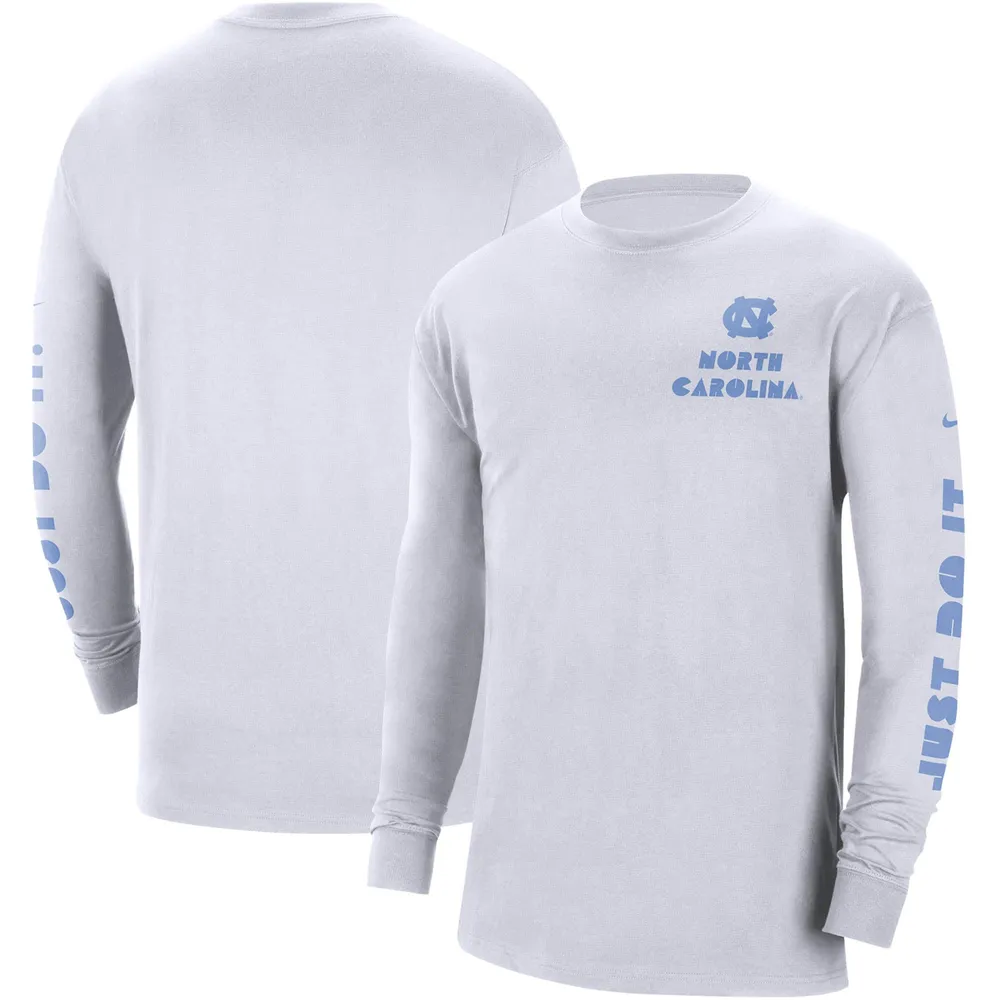 Men's Champion Navy North Carolina Tar Heels Baseball Icon Long Sleeve T- Shirt