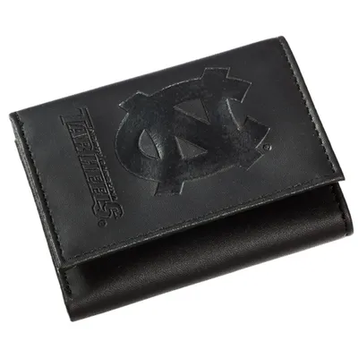 North Carolina Tar Heels Hybrid Tri-Fold Wallet - Black