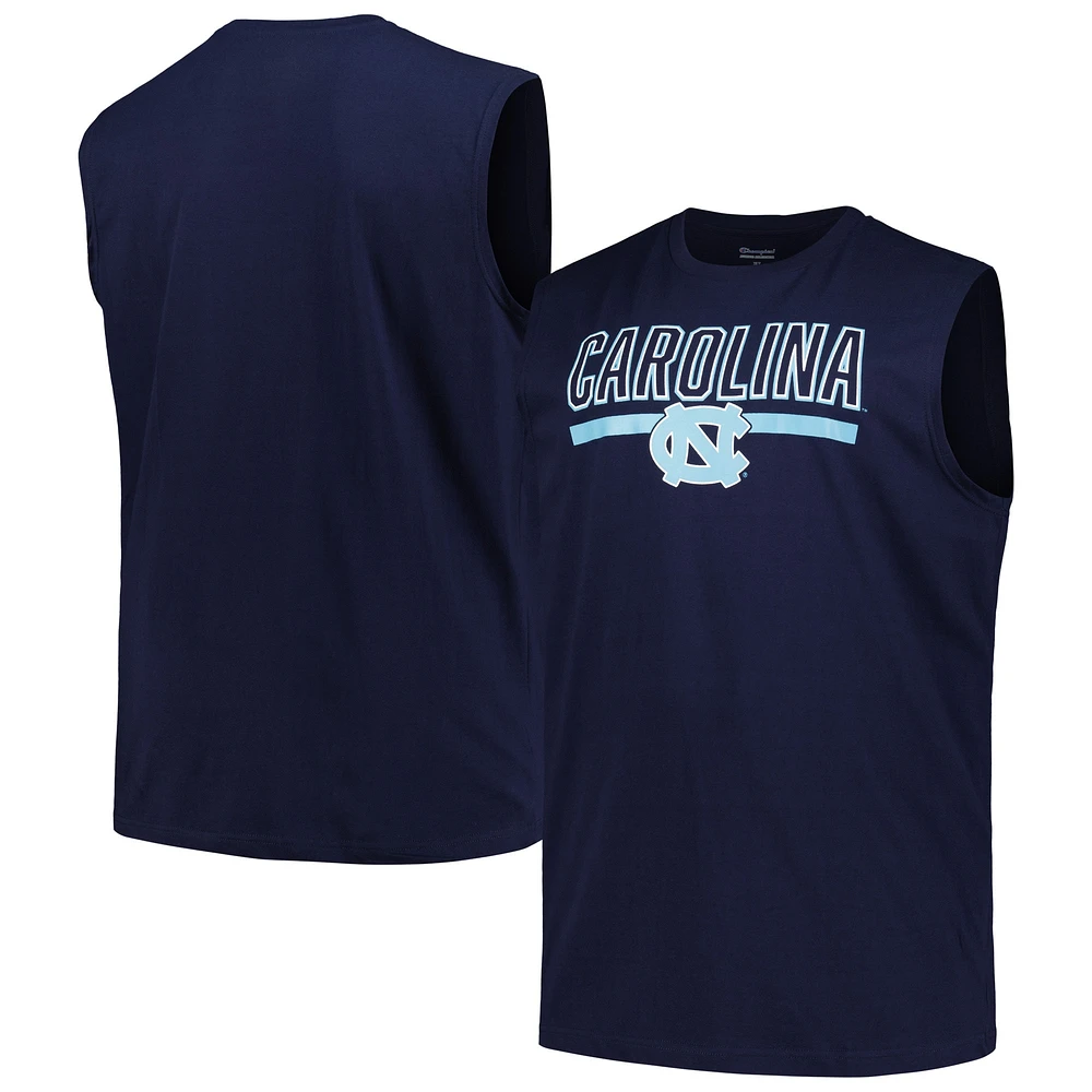 Débardeur Profile North Carolina Tar Heels pour hommes, grand et grand, bleu marine