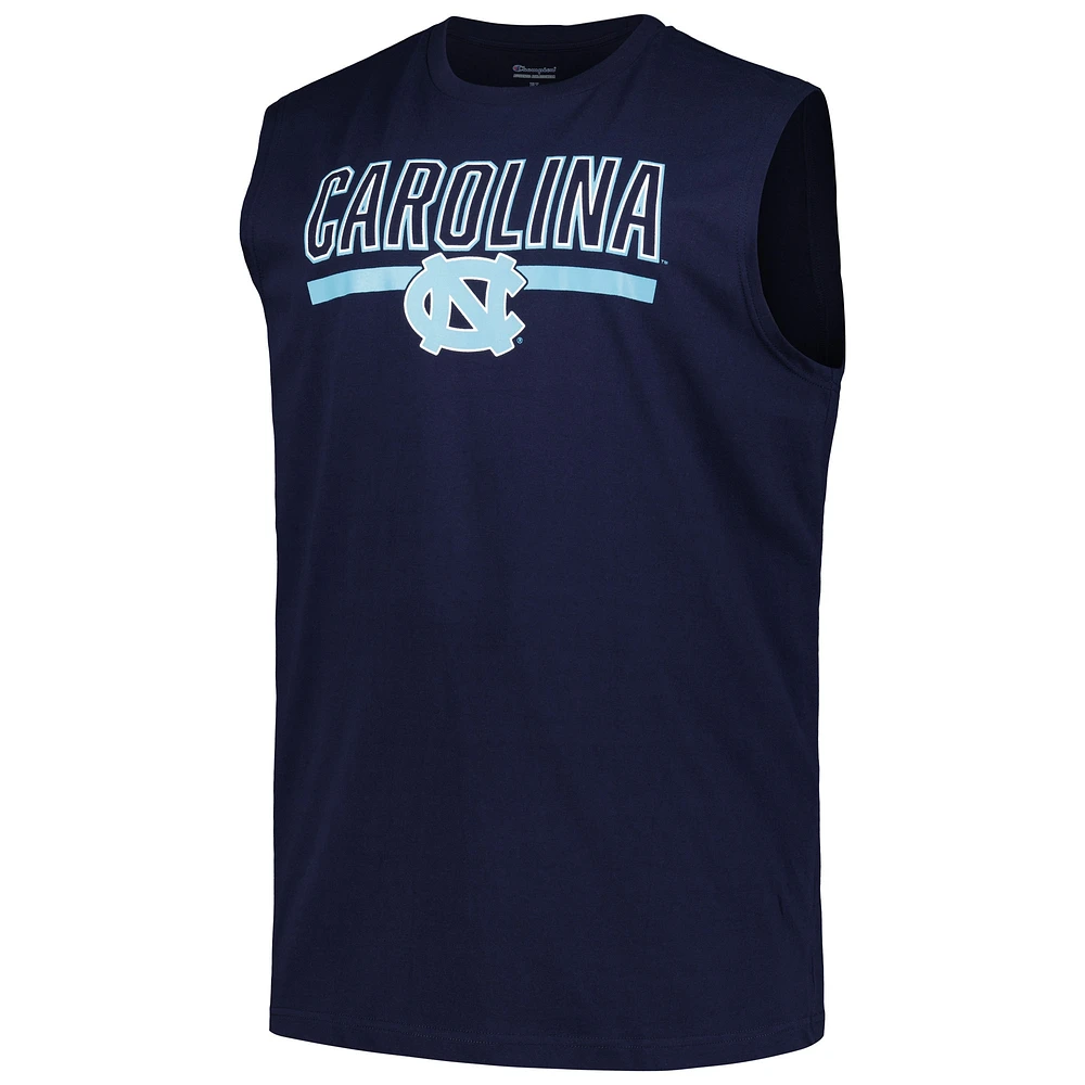 Débardeur Profile North Carolina Tar Heels pour hommes, grand et grand, bleu marine