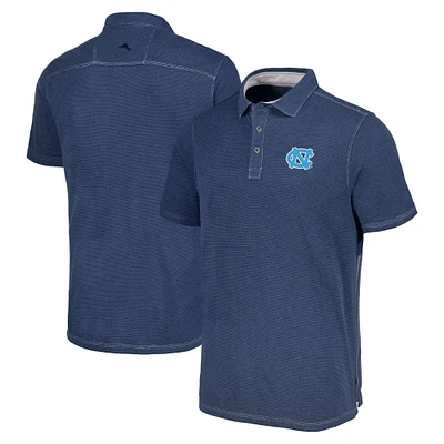 Polo Tommy Bahama bleu North Carolina Tar Heels Paradiso Cove pour hommes