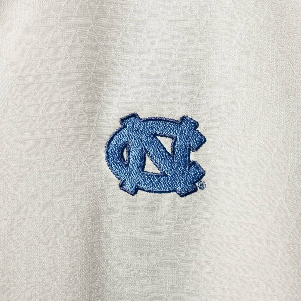 Men's Tommy Bahama White North Carolina Tar Heels Run Like You Stole It Camp Button-Up Shirt