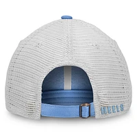 Casquette ajustable à imprimé tie-dye bleu/blanc de Caroline du Nord pour homme Top of the World Carolina Tar Heels