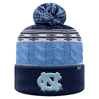 Men's Top of the World Carolina Blue North Carolina Tar Heels Altitude Cuffed Knit Hat with Pom