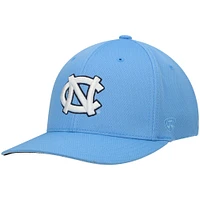 Casquette Flex Top of the World Carolina Blue pour homme avec logo Reflex des Tar Heels de Caroline du Nord