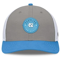 Casquette ajustable Rob Trucker pour homme Top of the World gris/bleu Caroline des North Carolina Tar Heels