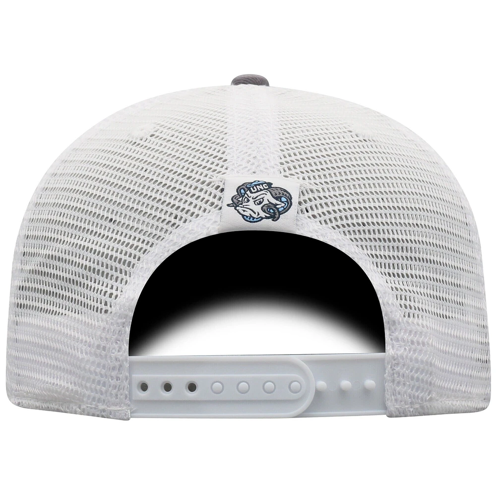 Casquette ajustable Top of the World pour homme, gris, North Carolina Tar Heels