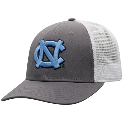 Casquette ajustable Top of the World pour homme, gris, North Carolina Tar Heels