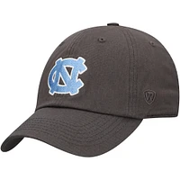 Casquette ajustable Top of the World Heather Charcoal North Carolina Tar Heels Champ pour homme