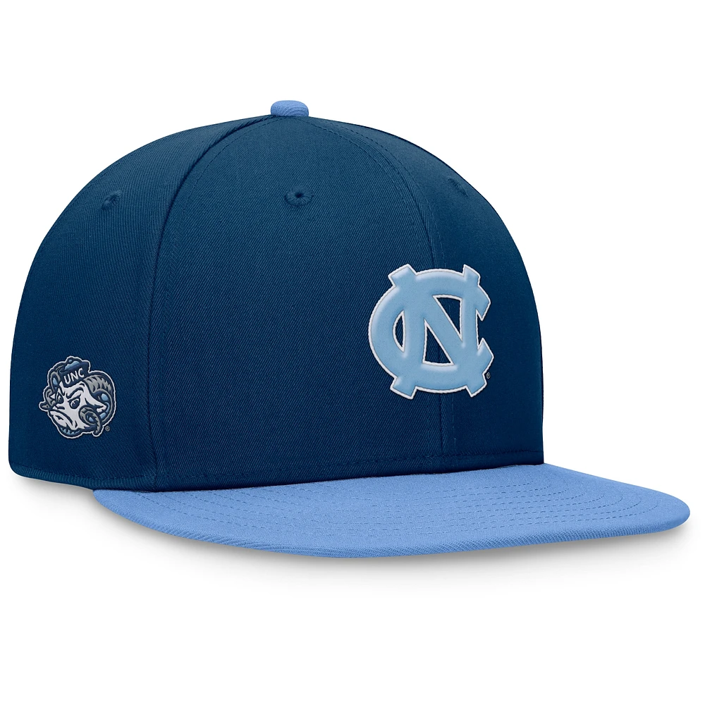 Men's Top of the World Navy/Light Blue North Carolina Tar Heels Rally Two-Tone Fitted Hat