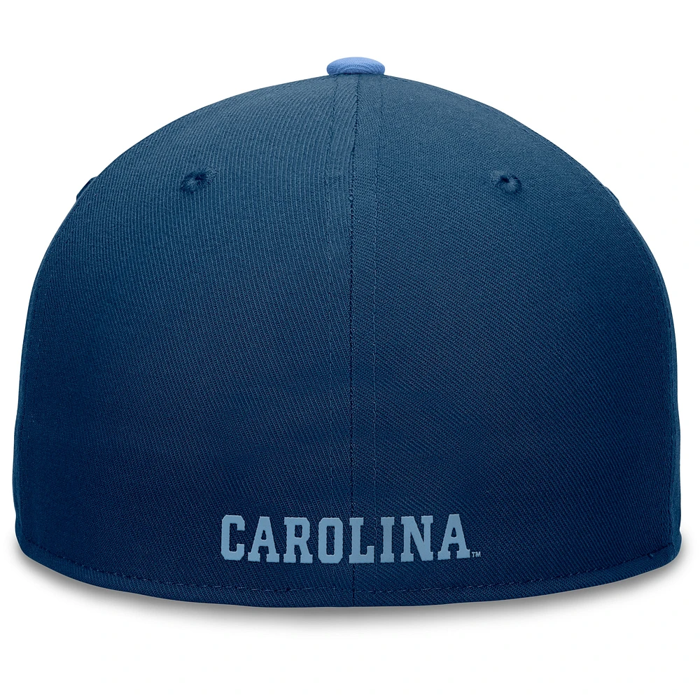 Men's Top of the World Navy/Light Blue North Carolina Tar Heels Rally Two-Tone Fitted Hat