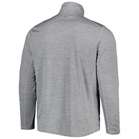 Men's Vineyard Vines Gray North Carolina Tar Heels Sankaty Quarter-Zip Sweatshirt