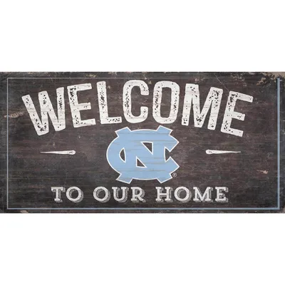 North Carolina Tar Heels 11'' x 19'' Welcome To Our Home Sign