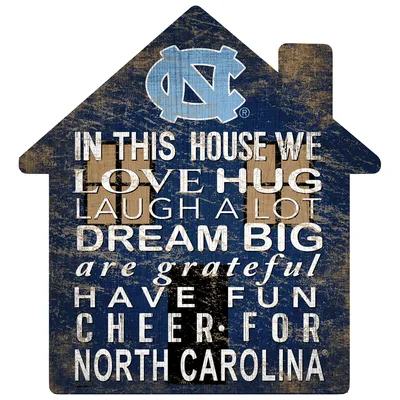 North Carolina Tar Heels 12'' Team House Sign