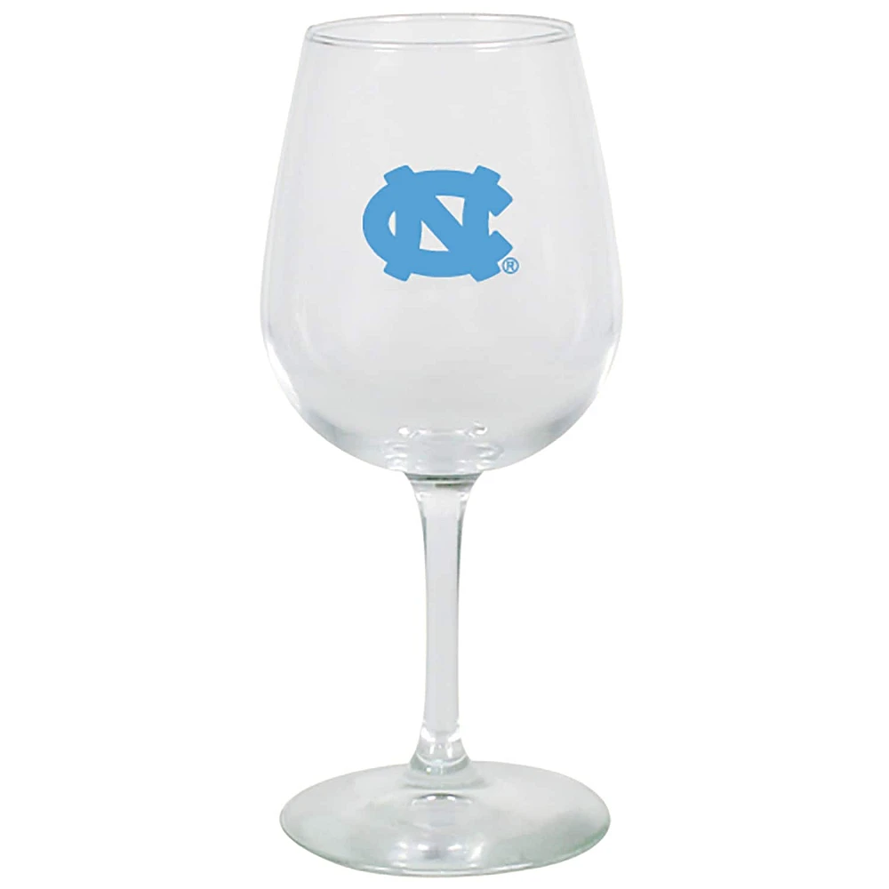 North Carolina Tar Heels 12oz. Stemmed Wine Glass