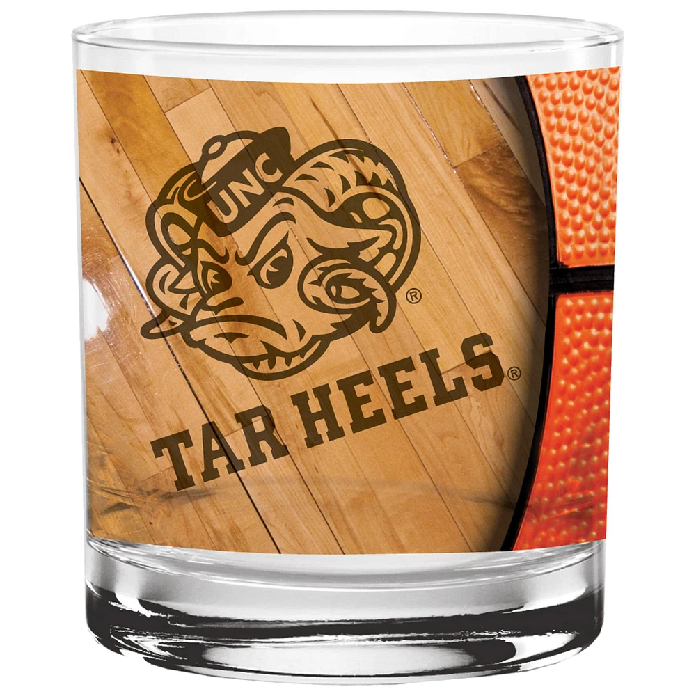 North Carolina Tar Heels 14oz. Basketball Glass