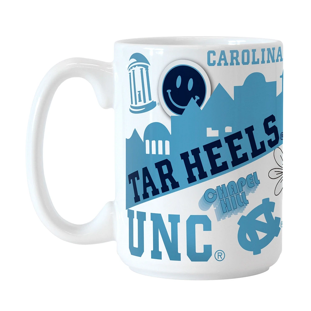 North Carolina Tar Heels 15oz. Native Ceramic Mug