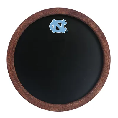 North Carolina Tar Heels 20.25'' Round Chalkboard Faux Barrel Top Sign