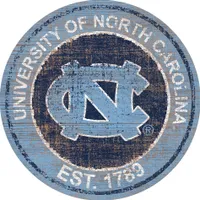 North Carolina Tar Heels 24'' Round Heritage Logo Sign