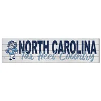 North Carolina Tar Heels 40'' x 10'' Logo Sign