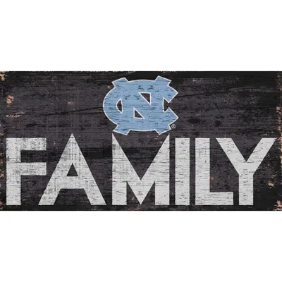North Carolina Tar Heels 6'' x 12'' Family Sign