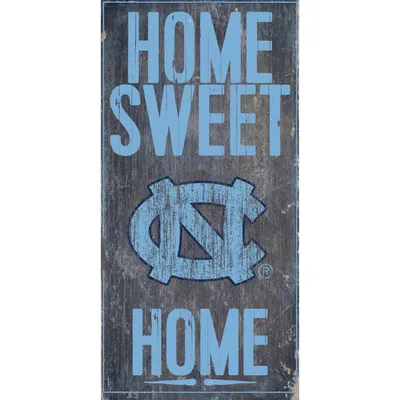 North Carolina Tar Heels 6'' x 12'' Home Sweet Home Sign