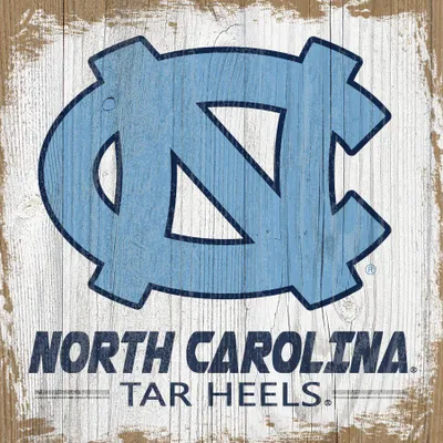 North Carolina Tar Heels 6'' x 6'' Team Logo Block