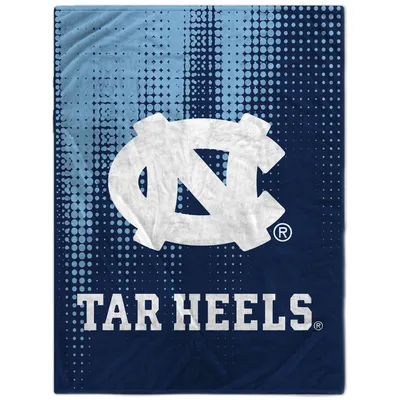 North Carolina Tar Heels 60'' x 80'' Half Tone Drip Flannel Fleece Blanket