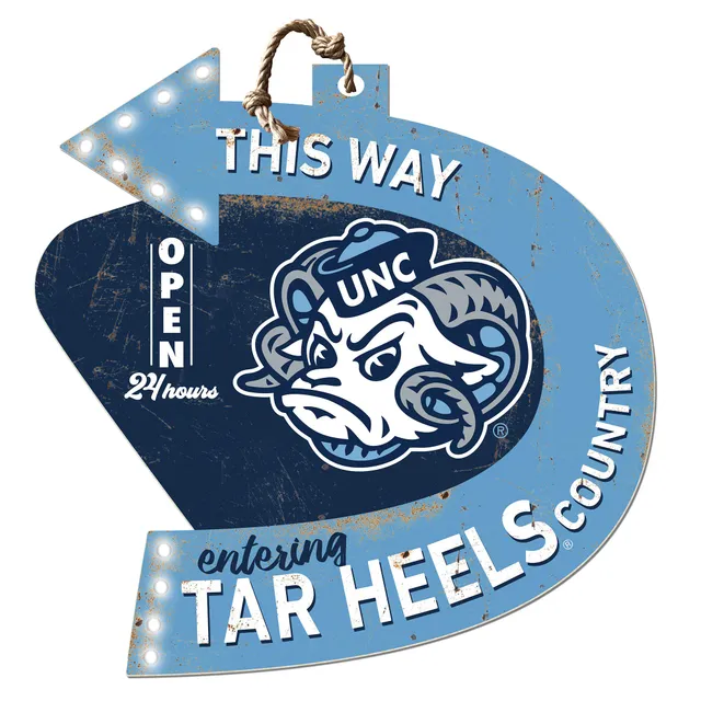 Lids North Carolina Tar Heels 10'' x 10'' Retro Team Sign