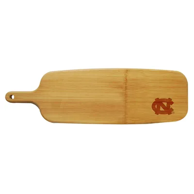 North Carolina Tar Heels Bamboo Paddle Cutting and Serving Board