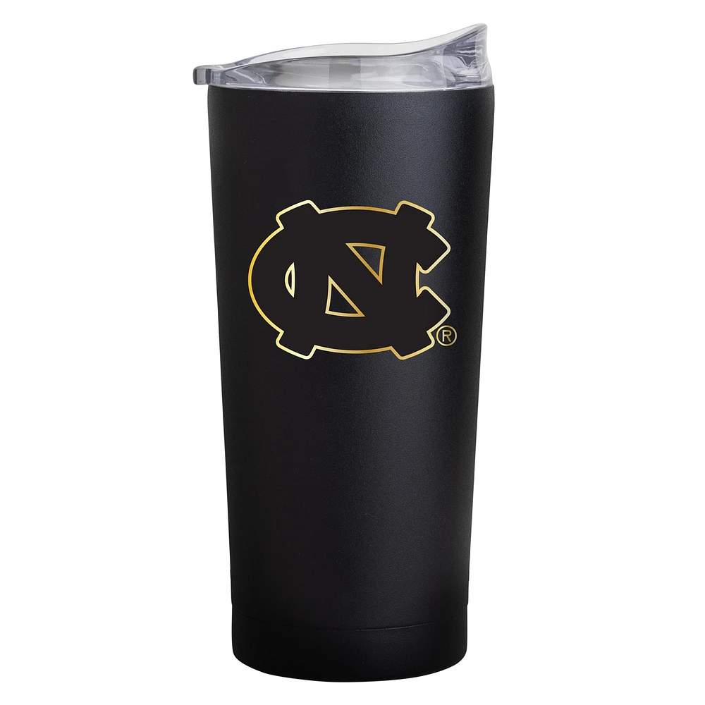 North Carolina Tar Heels Black Foil 20oz. Powder Coat Tumbler