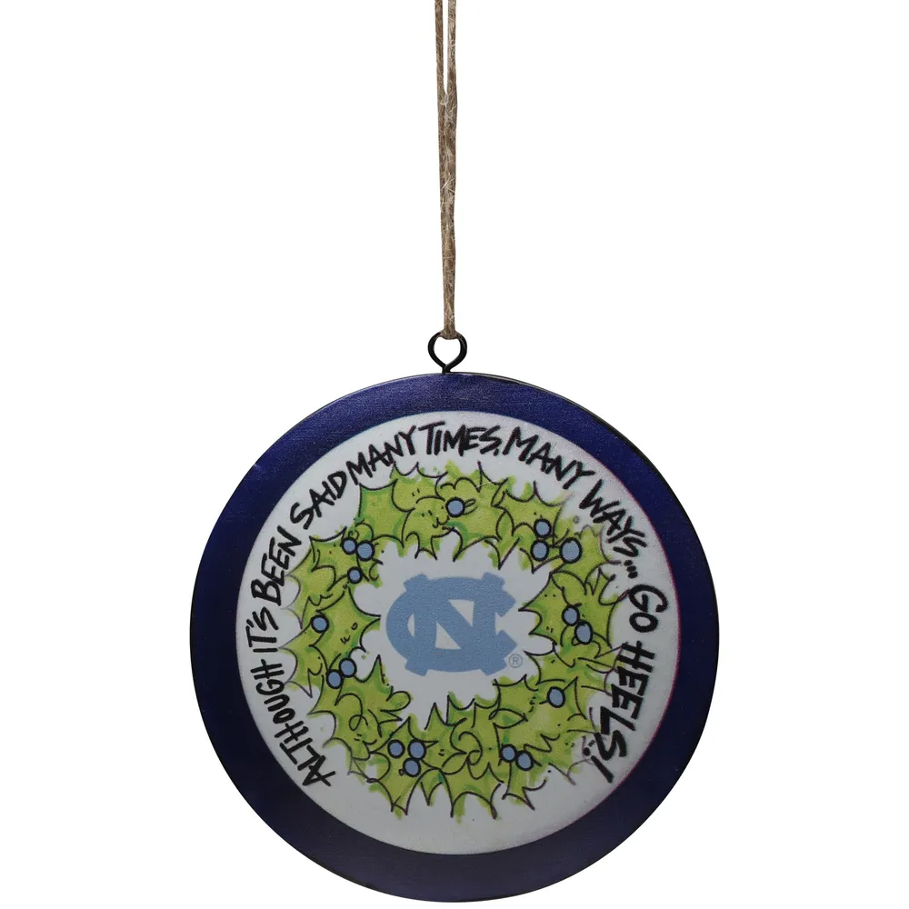 North Carolina Tar Heels Metal Ornament