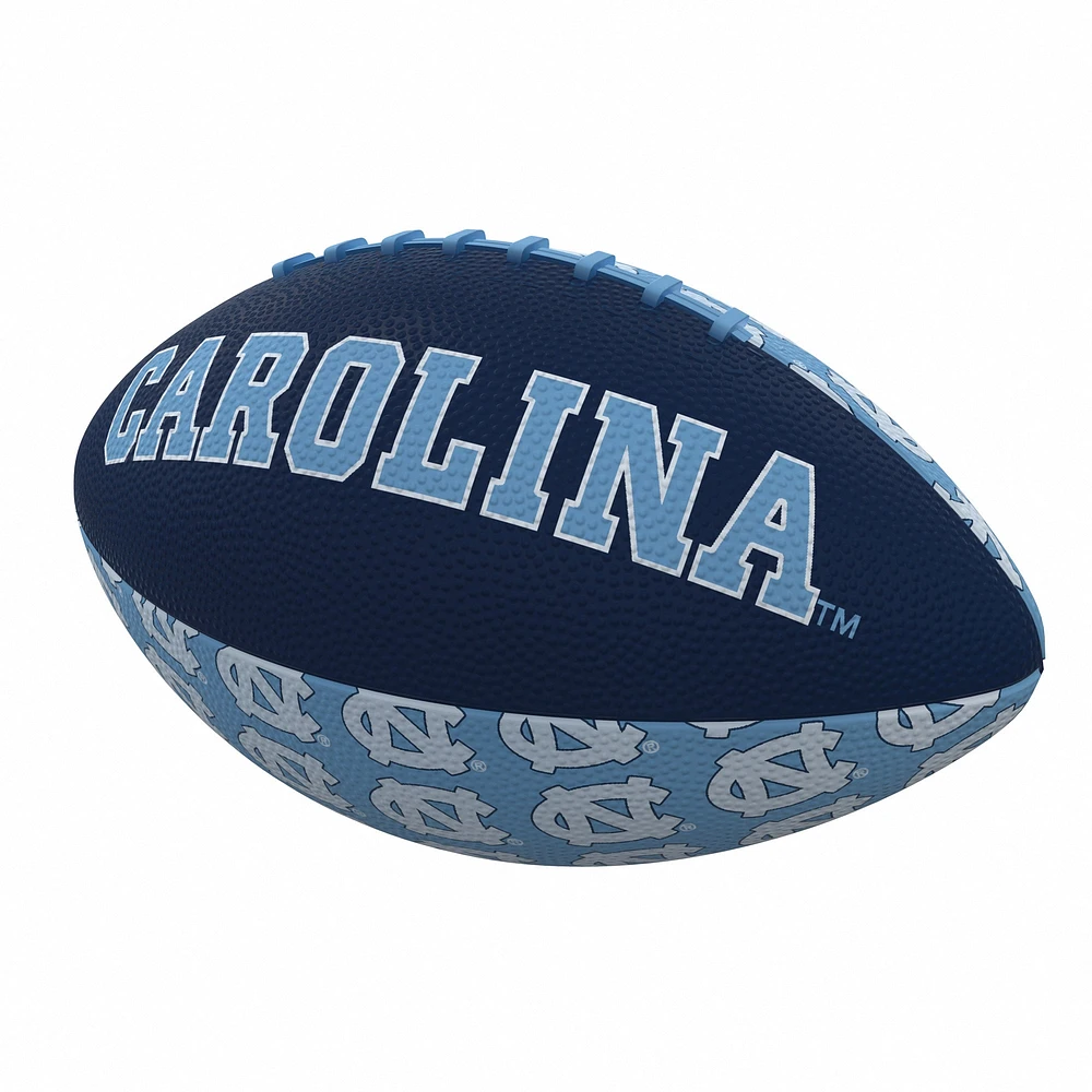 Mini ballon de football en caoutchouc Tar Heels de Caroline du Nord