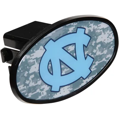 North Carolina Tar Heels Récepteur d'attelage Digi Camo fixe ovale de 2 po