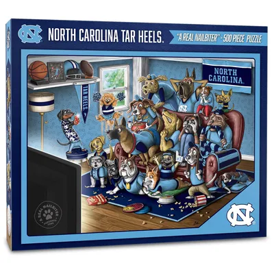 North Carolina Tar Heels Purebred Fans 18'' x 24'' A Real Nailbiter 500-Piece Puzzle