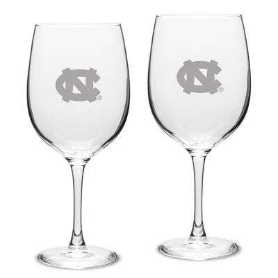 Louisville Cardinals Set of 2 Traditional White Wine Table Glasses