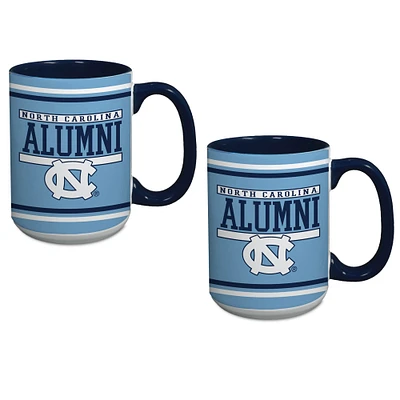 North Carolina Tar Heels Two-Pack Alumni Mug Set