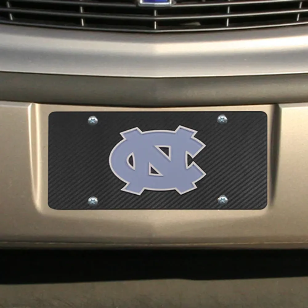 North Carolina Tar Heels (UNC) Carbon Fiber License Plate