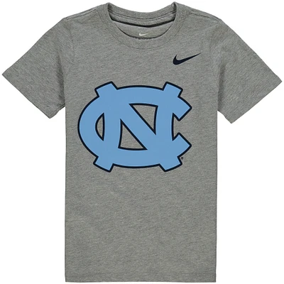 T-shirt Nike préscolaire avec logo North Carolina Tar Heels gris anthracite