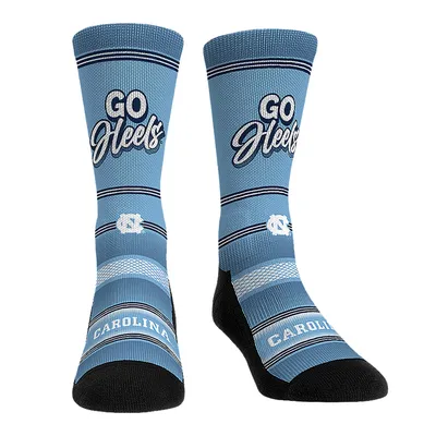 North Carolina Tar Heels Rock Em Socks Team Slogan Crew