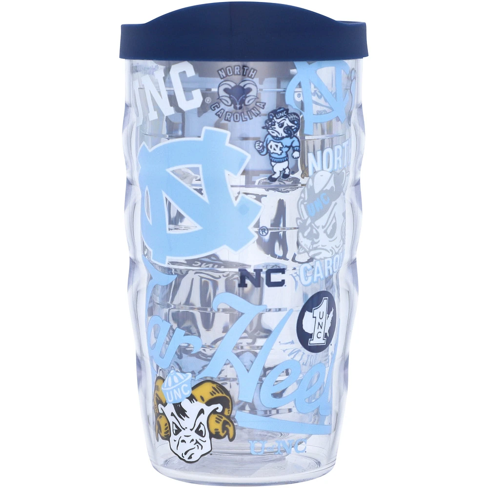 Tervis North Carolina Tar Heels 10 oz. Gobelet ondulé classique Allover