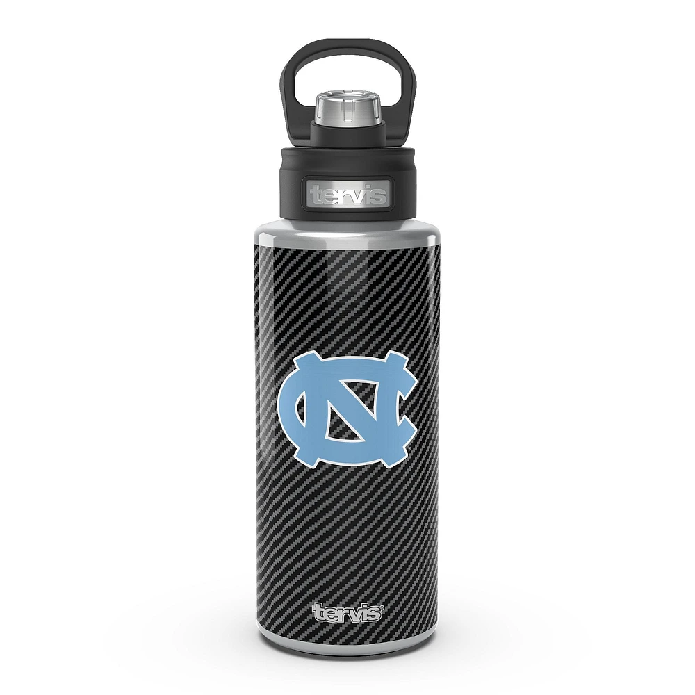 Tervis North Carolina Tar Heels 32oz. Carbon Fiber Wide Mouth Water Bottle