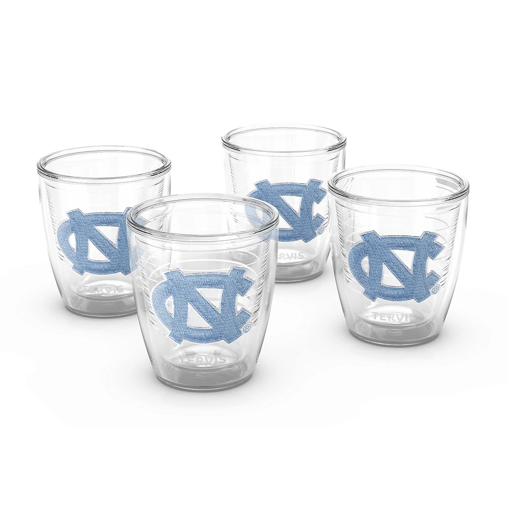 Tervis North Carolina Tar Heels 4-Pack 12oz. Emblem Tumbler Set